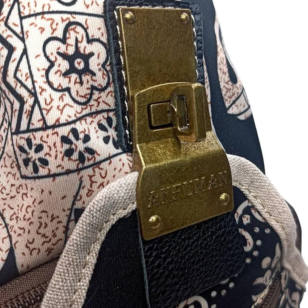 Nylon Crossbody Backpack Women's Waterproof Lightweight Organizer